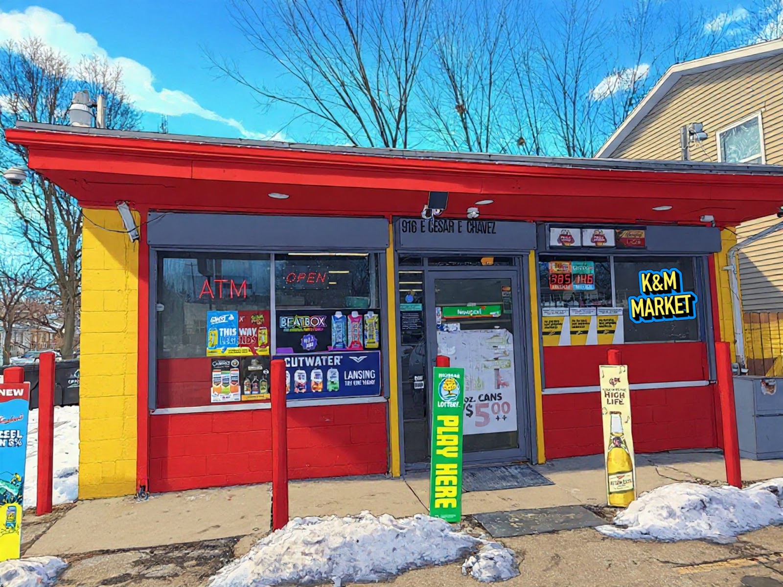 K & M Market in Lansing